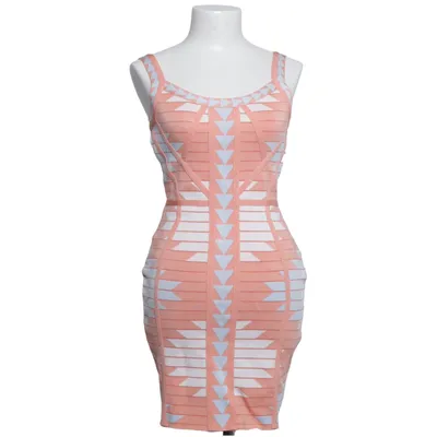 Robe de cocktail (Orange, Bleu, Blanc) de Hervé Léger Élasthane, Polyamide, Viscose