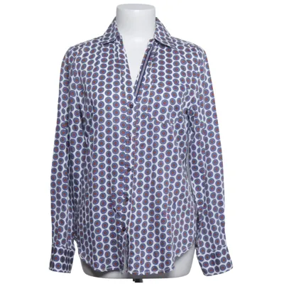 Shirt (White, Blue, Brown) from Emily van den Bergh Cotton