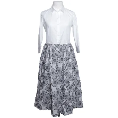 Robe chemise (Blanc, Noir) de Rossana Diva Coton