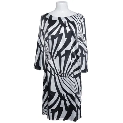 Klänning (Svart, Vit) från Donna by Hallhuber Elastan, Polyester
