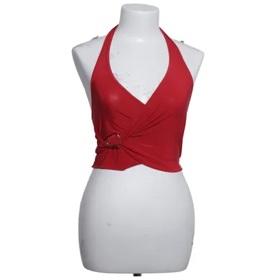 Haut dos-nu (Rouge) de Missy Empire Élasthane, Polyester
