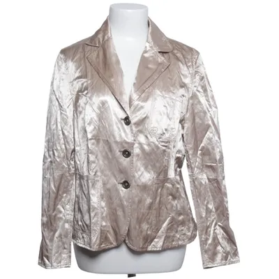 Blazer (Beige) de Gabriella Benelli Coton, Fibre métallique, Polyester