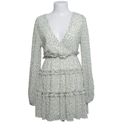 Dress (White, Green) from Anika Teller x NA-KD Polyester