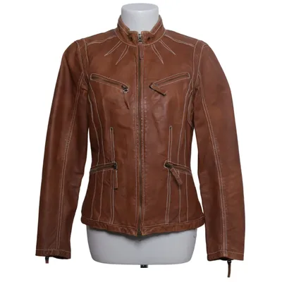 Leather jacket (Brown) from Heine Leather