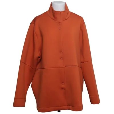 Jacket (Orange) from Laura Torelli Elastane, Polyester, Viscose