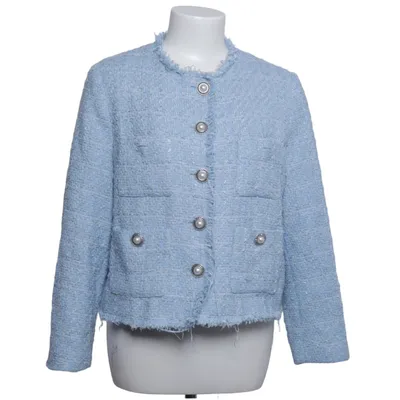 Blazer (Blue) from Mango Acrylic, Cotton, Polyester