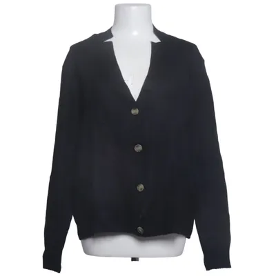 Cardigan (Noir) de Tahari Laine de mouton