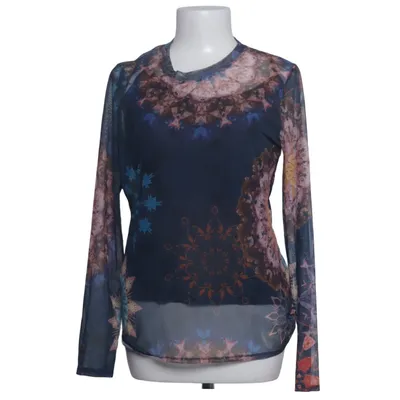 Bluse (Blau, Mehrfarbig) von Desigual Elasthan, Polyester, Viskose