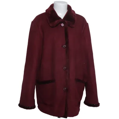 Shearling jacket (Red) from Fabiani Acrylic, Polyester