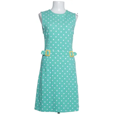 Dress (Green, White) from Mademoiselle Yéyé Cotton, Elastane