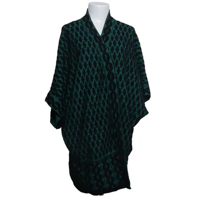 Cardigan (Green, Black) from Escada Angora, Polyamide, Polyester, Viscose, Wool