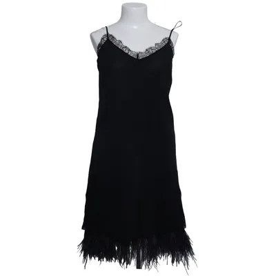 Robe de cocktail (Noir) de Dorothee Schumacher Coton, Plume d'autruche, Polyester, Soie