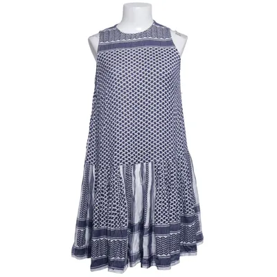 Jurk (Blauw, Wit) van Cecilie Copenhagen Viscose