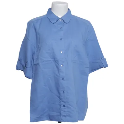 Short sleeve shirt (Blue) from Olsen Cotton, Linen
