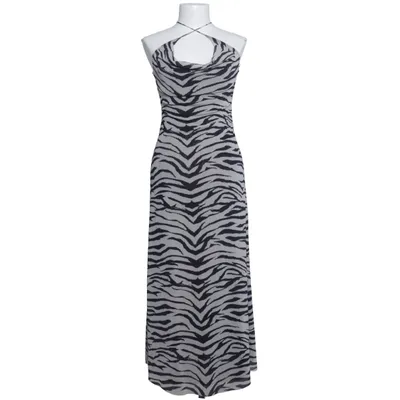 Maxikleid (Schwarz, Weiß) von Zara Elasthan, Polyester