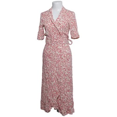Wrap dress (Red, White) from Ganni Viscose