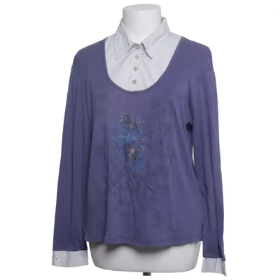 Long sleeve T-shirt (Purple, Beige) from Malva Cotton, Polyester