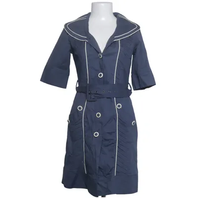 Trench coat (Blue) from Leshop Cotton, Elastane