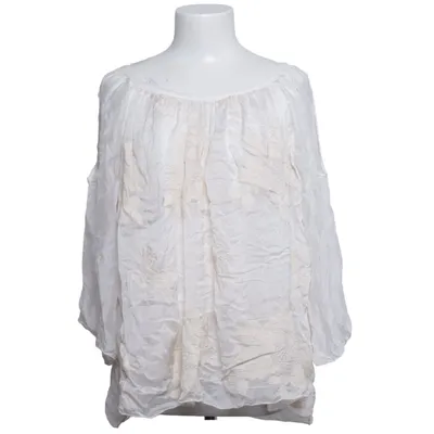Blouse (White) from Collezione Gaia Silk, Viscose