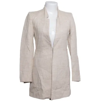 Veste (Beige) de Zara Basic Collection Acrylique, Coton, Viscose