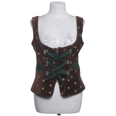 Vest (Brown, Multicolored) from Almsach Cotton