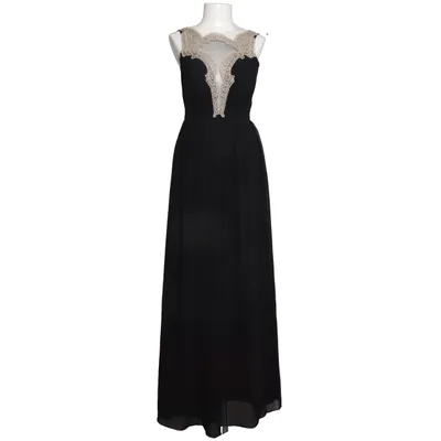 Aftenkjole (Sort, Guld) fra Little Mistress Elastan, Polyester