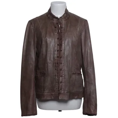 Leather jacket (Brown) from Milestone