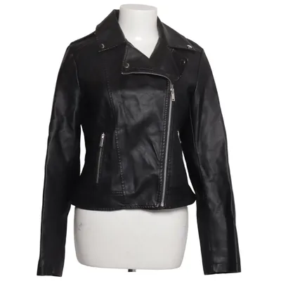 Biker jacket (Black) from Softy Collection Polyester, Polyurethane
