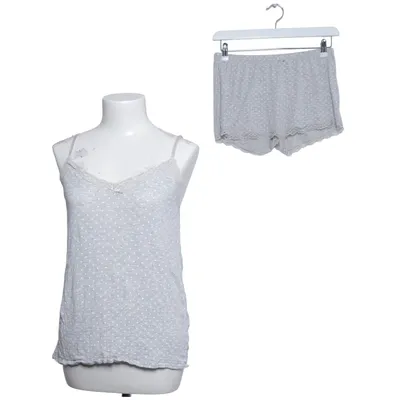 Pajamas (Gray, White) from Gina Benotti Elastane, Polyamide, Viscose