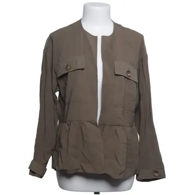 Jacke (Grün) von Zara Polyester, Viskose