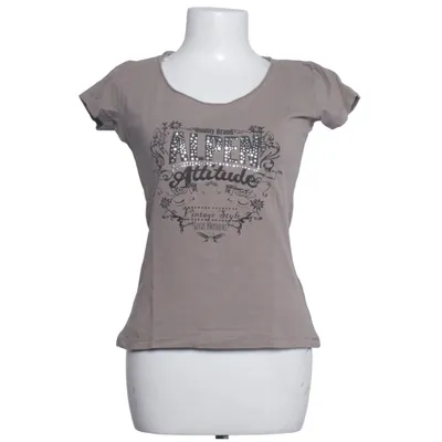T-shirt (Beige) fra HangOwear Bomuld, Elastan