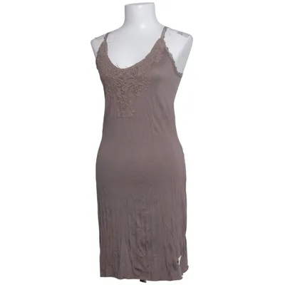 Dress (Brown) from Linea Tesini Cotton, Elastane, Polyamide, Polyester, Viscose