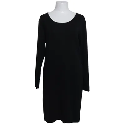 Dress (Black) from Knitwear Acrylic, Merino wool