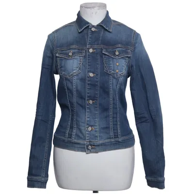 Veste en jean (Bleu) de Blauer Coton, Élasthane, Polyester