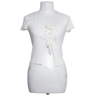 Wrap cardigan (White) from Kimchi Blue Polyamide, Polyester, Viscose
