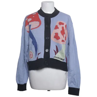 Cardigan (Blue, Multicolored) from Santa Cruz Cotton