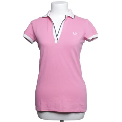 Pikétröja (Rosa, Vit) från Fred Perry Bomull, Elastan