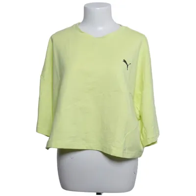 T-shirt (Jaune) de Puma Coton, Élasthane, Polyester