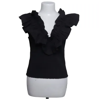 Haut (Noir) de Sézane Coton, Viscose