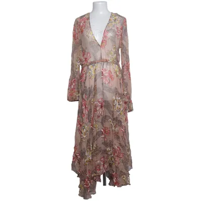Dress (Beige, Multicolored) from Philosophy di Lorenzo Serafini Silk