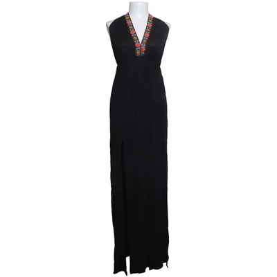 Maxikjole (Sort, Flerfarvet) fra Boohoo Elastan, Polyamid, Viscose