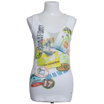 Tanktop (Wit, Meerkleurig) van Marc Cain Sports