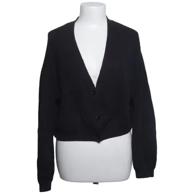 Cardigan (Black) from NA-KD Reborn Acrylic, Cotton