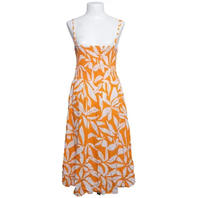 Maxi dress (Orange, White) from Up2Fashion Viscose