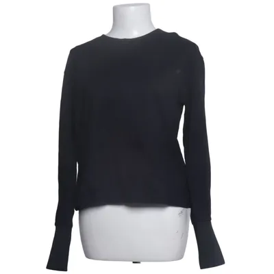 T-shirt à manches longues (Noir) de Uniqlo U Élasthane, Polyamide, Polyester, Viscose
