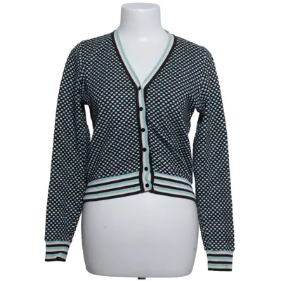 Cardigan (Sort, Hvid, Blå) fra King Louie Bomuld, Elastan, Polyamid