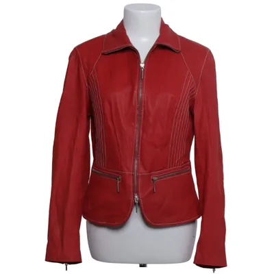 Leren jack (Rood) van Apriori Leer, Polyester