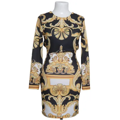 Dress (Black, Gold)