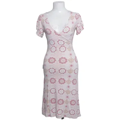 Slå-om-kjole (Hvid, Pink, Beige) fra Bara Glad Elastan, Viscose