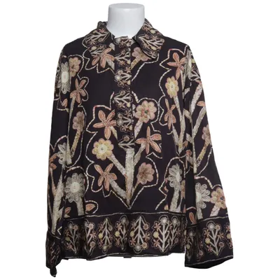Bluse (Schwarz, Mehrfarbig) von H&M Studio Viskose